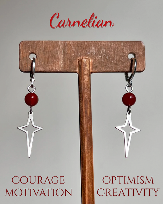 Shimmer Huggies | Carnelian