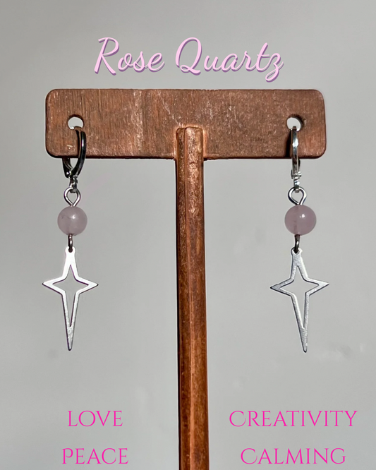 Shimmer Huggies | Rose Quartz