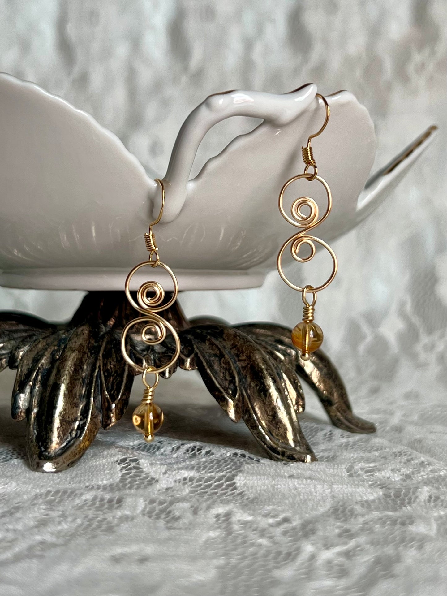 Baby Swirls  - Citrine